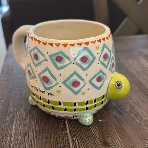 “I turtley love you” Natural Life Ceramic Mug with Turtle Design
